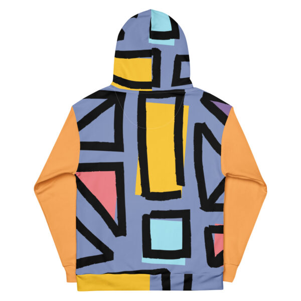 Abstract Patterned Hoodie - Image 7