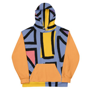 Abstract Patterned Hoodie